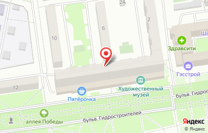 Пять звезд в Новочебоксарске на карте