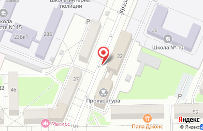 Keune на Красной улице на карте
