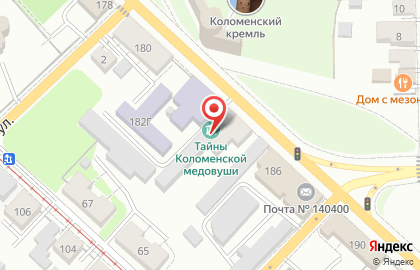 Тайны Коломенской Медовуши на карте