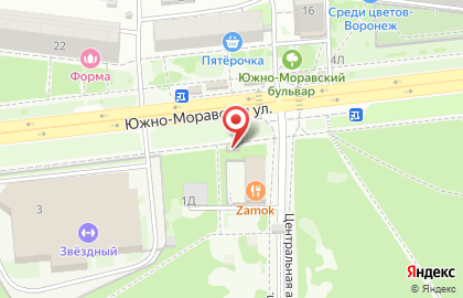 Салон цветов FLorescence на Южно-Моравской улице на карте