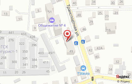 Общежитие ВГМА в Коминтерновском районе на карте