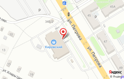 Мебельный салон Столплит на улице Петрова на карте