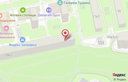 ОДС Жилищник района Южное Тушино на бульваре Яна Райниса, 19 к 2 на карте