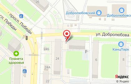 Мастерская Ключик на улице Добролюбова на карте