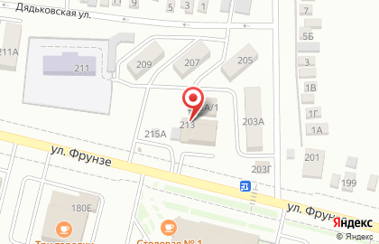Магазин ортопедических матрасов и товаров для сна Askona на улице Фрунзе на карте