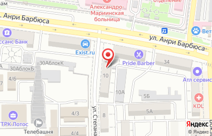 Магазин автотоваров Иномарка в Астрахани на карте