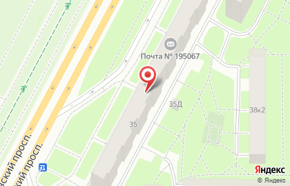 Автошкола АвтоАрион на Пискаревском проспекте на карте