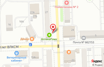 Магазин Ивушка на улице Декабристов на карте