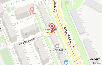 Магазин разливных напитков Пивоман на Гвардейской улице на карте