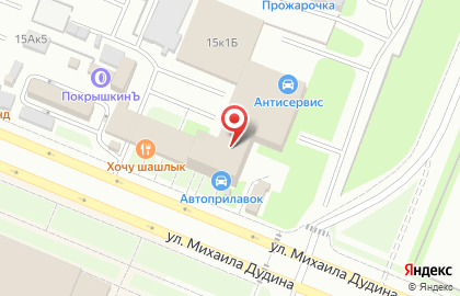 ЗАО Теплоком на улице Михаила Дудина на карте