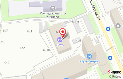 Детская секция регби ЦСКА на проспекте Маршала Жукова на карте