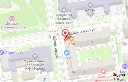 Магазин фермерских продуктов Калина-Малина в Центральном районе на карте