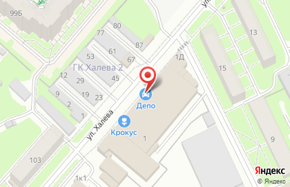 На Халева на карте
