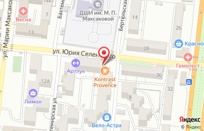 Мебельный салон Виват на Бертюльской улице на карте