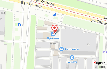 Автосервис Престиж на Стародеревенской улице на карте