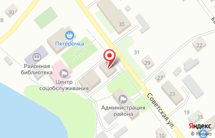 Автошкола СОУК на Советской улице в Челно-Вершинах на карте
