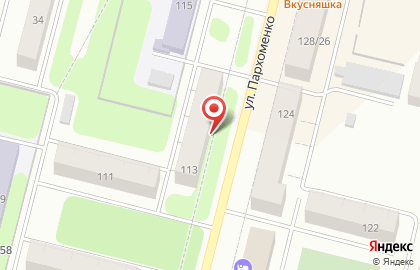 Салон мебели Новосёл на улице Пархоменко на карте