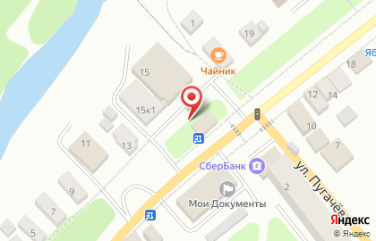 Обувной двор на улице Гагарина на карте
