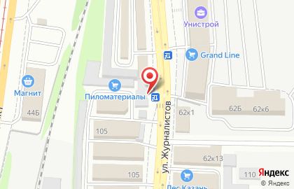 Ресторан Восток на улице Журналистов на карте