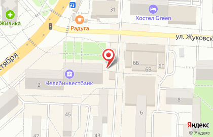 Колос на улице Жуковского на карте