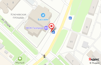 Киоск по продаже хлебобулочных изделий на Ключевой улице на карте
