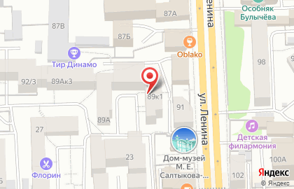 Городской центр слуха на улице Ленина на карте