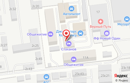 Общежитие HostelCity на Акуловской улице, 11Ак5 на карте