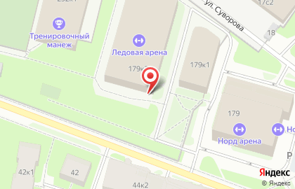 Ледовая арена Труд на карте