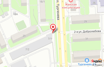 Шиномонтажная мастерская Шиносервис в Мотовилихинском районе на карте