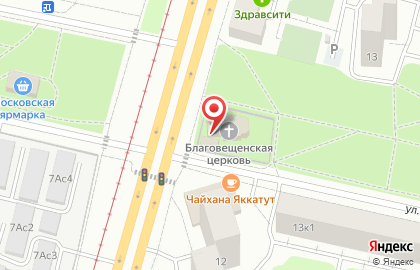 Храм Благовещения Пресвятой Богородицы в Раево на карте
