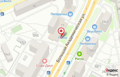 Фирменный магазин У Палыча на Коптево на карте