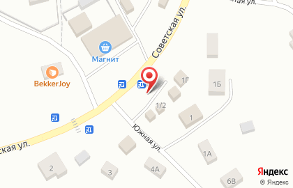 Киоск по продаже цветов на Советской улице на карте