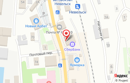 Универмаг на улице Ленина на карте