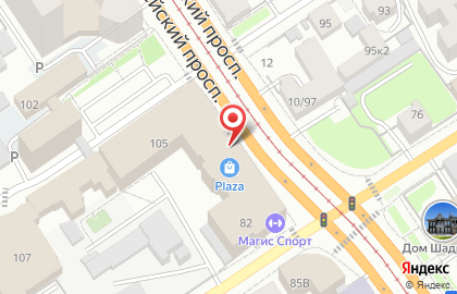 Кафе Plaza на Красноармейском проспекте на карте