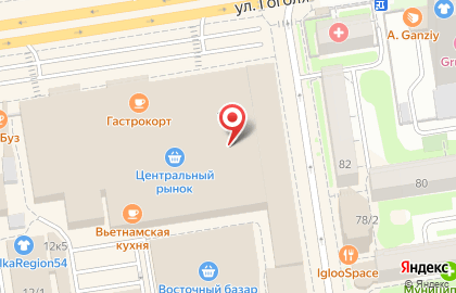 Фирменный магазин Lanita в Заельцовском районе на карте