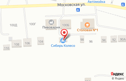 Компания Сибирь-авто на Московской улице на карте