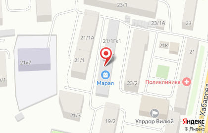 ДИВ на улице Хабарова на карте