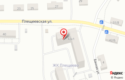 Плещеево на карте