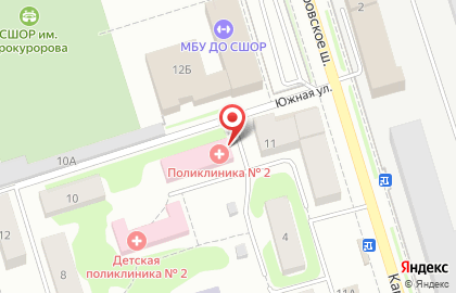 Поликлиника №2 во Владимире на карте