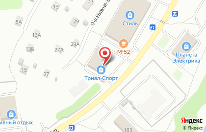 Фирменный магазин Арена на Советской улице на карте