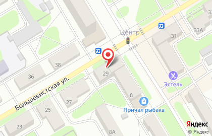 Гастрономъ в Краснокамске на карте
