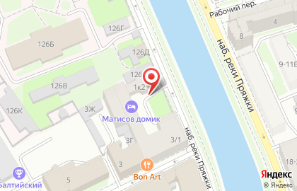 Матисов Домик, отель 3* на карте