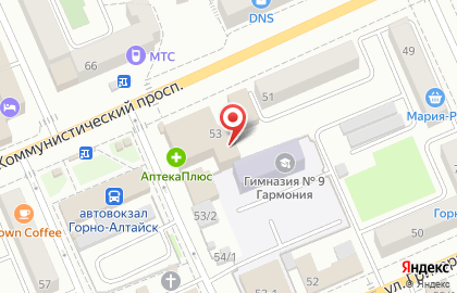 Книжный магазин Знайка на Коммунистическом проспекте на карте