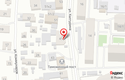 Центр авторазбора на улице Халтурина на карте