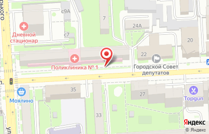 Липецкоптика на Советской улице на карте