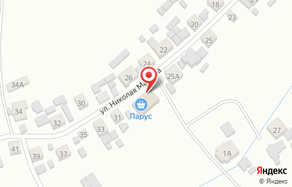 Продуктовый магазин в Красноярске на карте