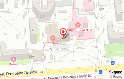Пункты выдачи полисов на улице Генерала Лизюкова на карте