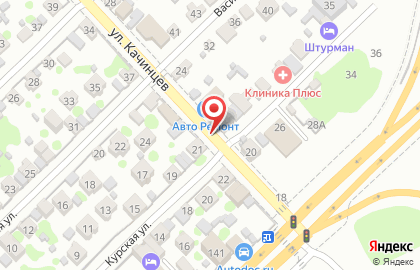 Мандарин на Курской улице на карте