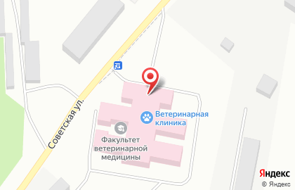 Вятский государственный агротехнологический университет на Советской улице на карте
