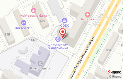 Автокомплекс на Войковской на карте